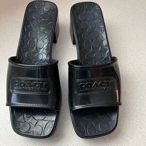 Coach Scarlett Rubber Block heel Sandal